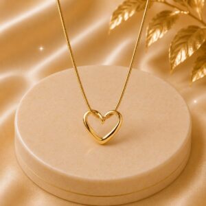 Collar Corazón verdadero